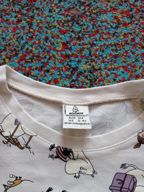 Tričko moomin, lindex,104