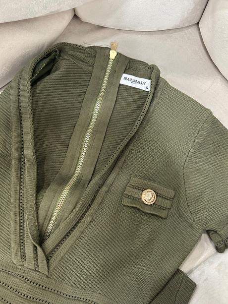 Šaty bandazove balmain, s