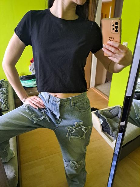 Čierne tričko, new yorker,xs