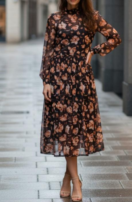 Pekné lahulinké šaty, s