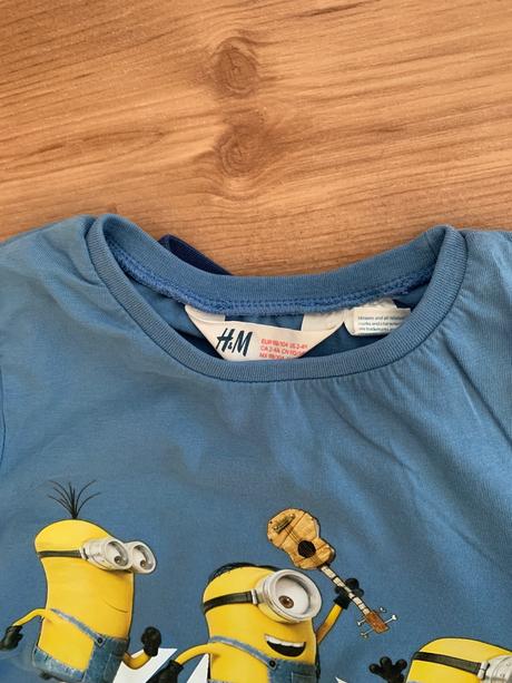 Trička mimon, h&m,98