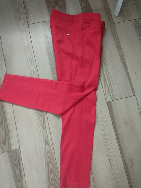 Červené nohavice, mango,36