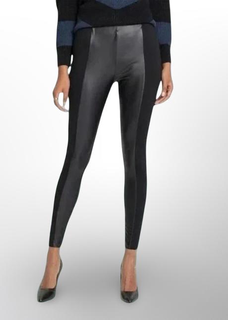 Kožené prechodné legíny, george,44