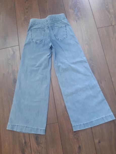 Zvonové jeansy, h&m,134
