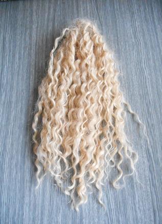 Kučeravý cop na gumičke, 