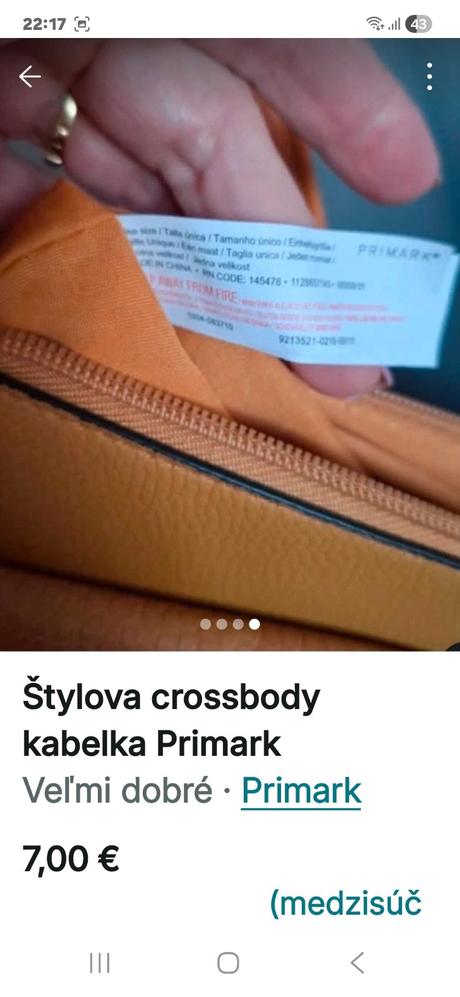 Crossbody kabelka, primark