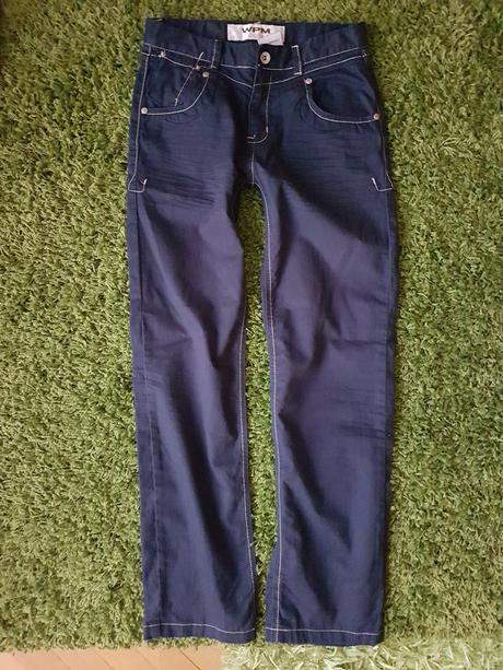 Talianske tmavomodré bootcut rifle 36tky, 36