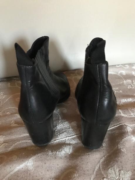 Kotnikove cizmicky kozene vagabond, vagabond,38