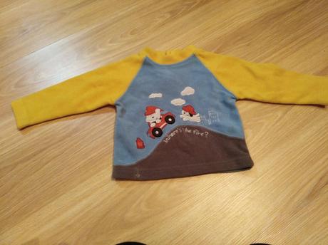 Chlapčenská flísová mikina, lucky lax,86