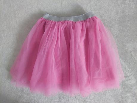 Bledoružová tylová suknička zn.george veľ.116-122, george,116
