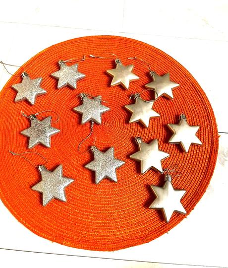 Ozdoby hviezdice - 12 ks, 