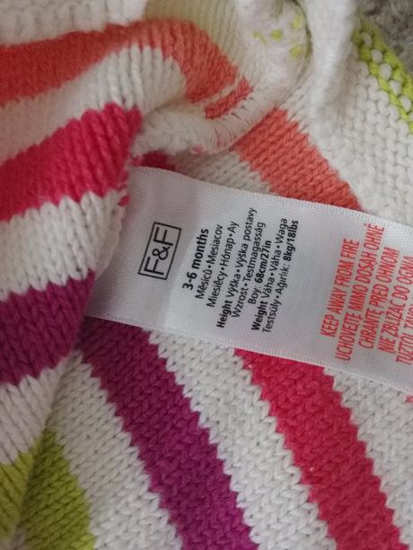 Farebny svetrik, f&f,68