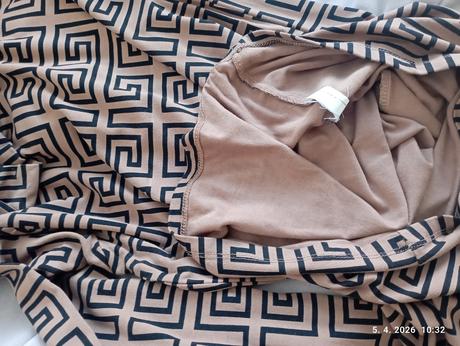 Hnedé šaty pre vyššiu postavu (už s poštovným), amisu,176