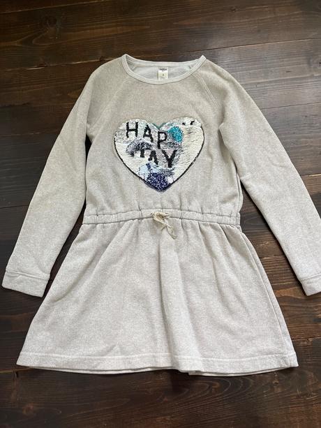 Mikinové šaty 134-140, 134