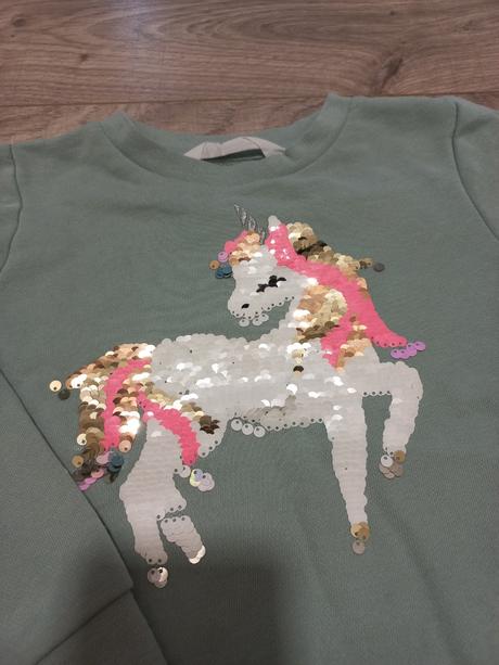 Tensia mikina s meniacim jednorozcom h&m, 104, h&m,104