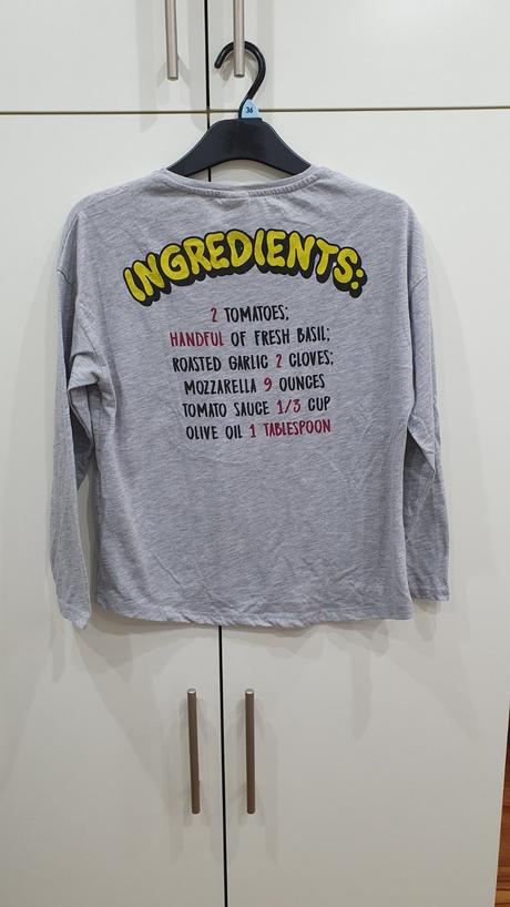 Dievčenské tričko zara s obojstrannými flitrami, zara,140