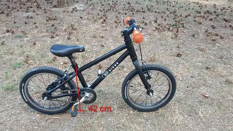 Ultralahky detsky kubikes 16" cierny, 14