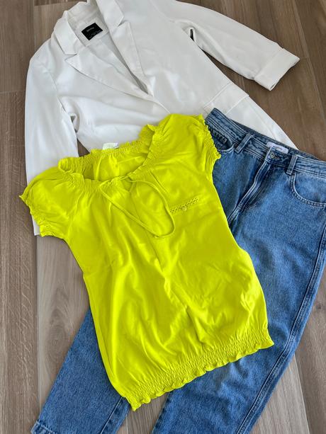 Žlté tričko, bonprix,s