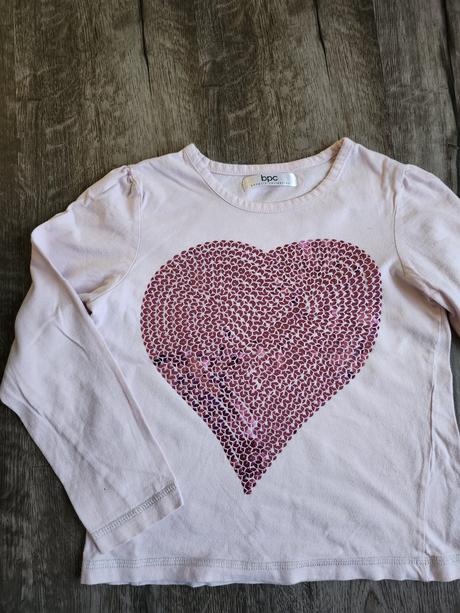 Tricko s flitrami, bonprix,104