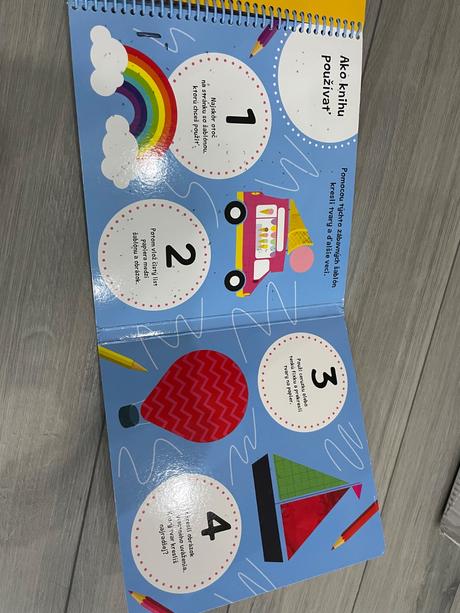 Kniha pre deti obkresli si tvary, 