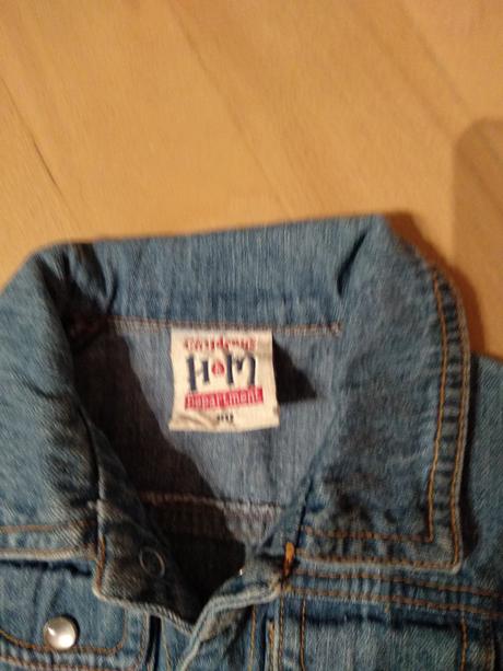 Riflové šaty, h&m,80