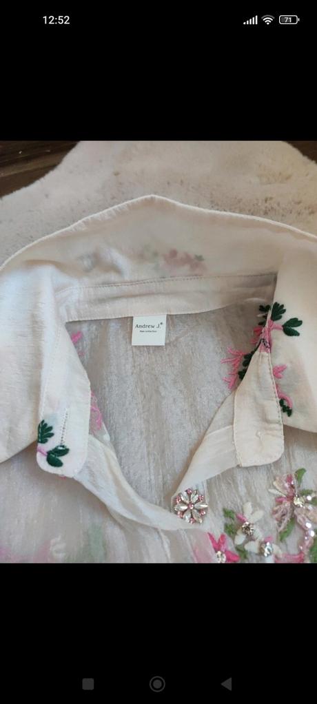 Dámska transparentná košeľa andrew j., 