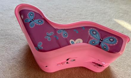 Autosedačka pre bábiku na detský bicykel,