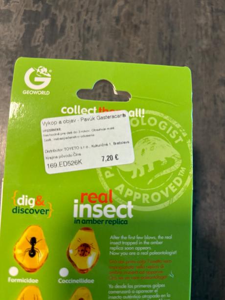 Geoworld - vykop a objav pavúk a mravec, 