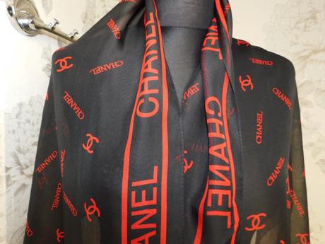 Pekne šaly set čierny+bežovy, l