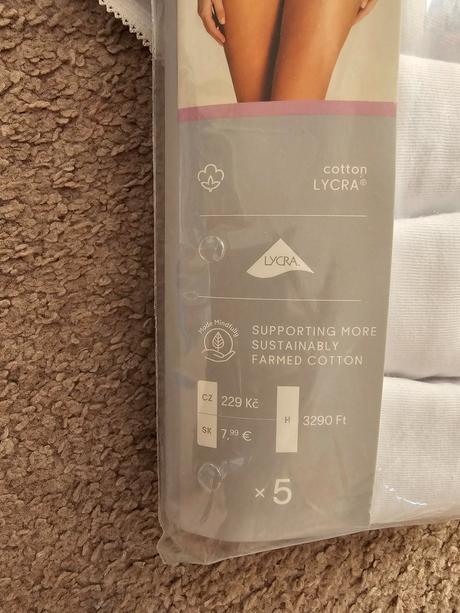 5x nohavičky s biele, f&f,s
