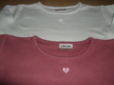 3 ks tričká dlhý rukáv - cena spolu, cherokee,92