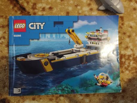 Lego city 60266 - oceanska prieskumna lod, 