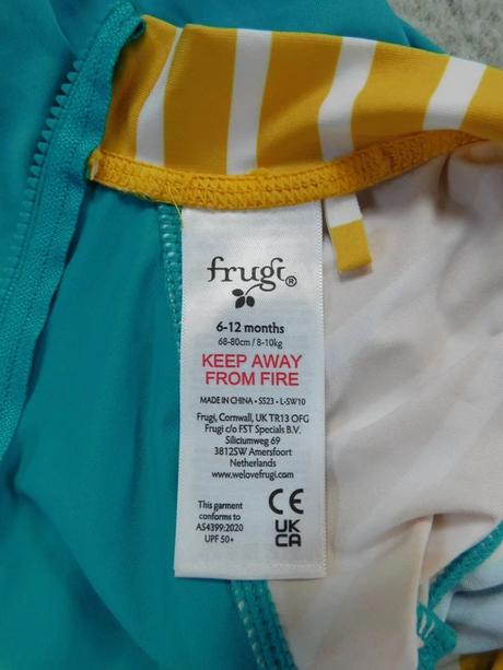 Ochranný overal do vody frugi uv 50+, 86