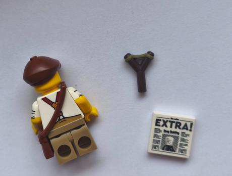 Lego 71037 minifigúrka newspaper kid,