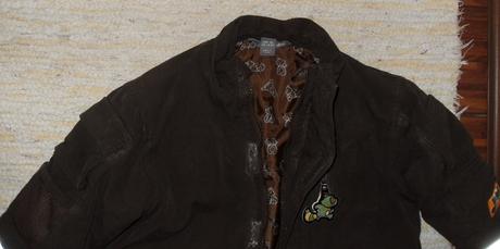 Bunda s reflex.prvkami, bez kapucky, h&m,92