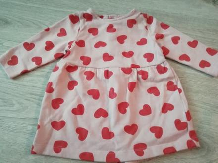 Šaty srdieckove, lupilu,68