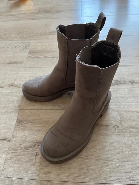 Hnedé nízke čižmy, h&m,36