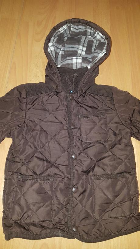 Hnedá prešívaná bunda, f&f,98