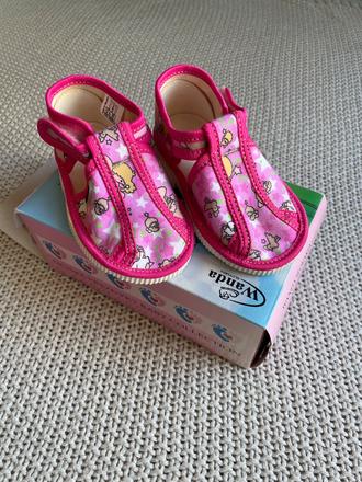 Papuče detské dievčenské, veľ. 20, wanda,20