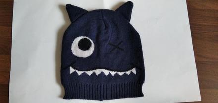 Tmavomodrá čiapka s očkom, kik,116