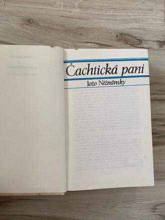 Krásna stará retro kniha čachtická pani-nižnánsky, 