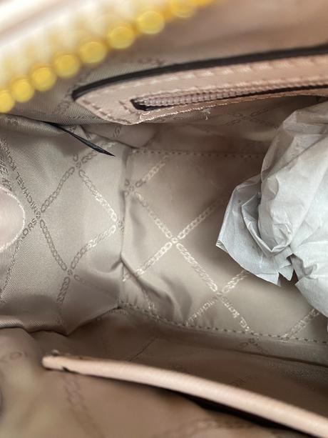 Bledoruzova kožená michael kors, michael kors
