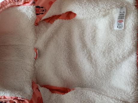 Zimna bunda minnie 86/92, disney,86