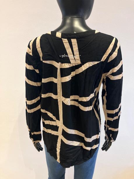 Dámska blúzka krémovo čierna street one (34), street one,xs