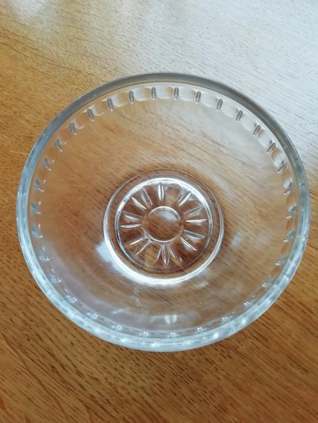 Sklenené kompotové misky,