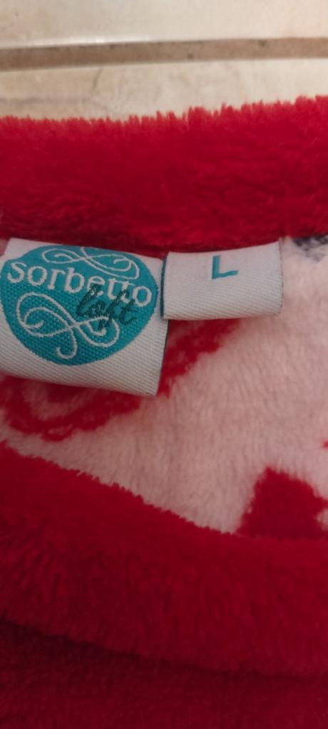 Mikina teplá, ľahká, plyšová, l