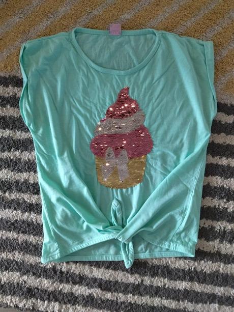 Tričko s flitrami yfk 146/152, 146