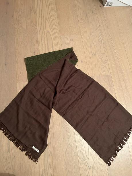 Geox šál hnedý, zelený 2v1, geox