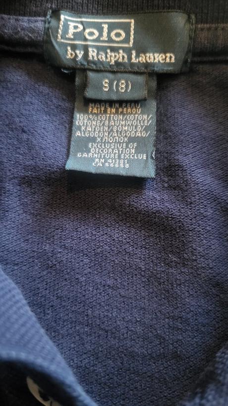 Polo tricko dlhy rukav, ralph lauren,128