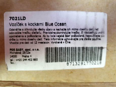 Vozík s kockami little dutch, 